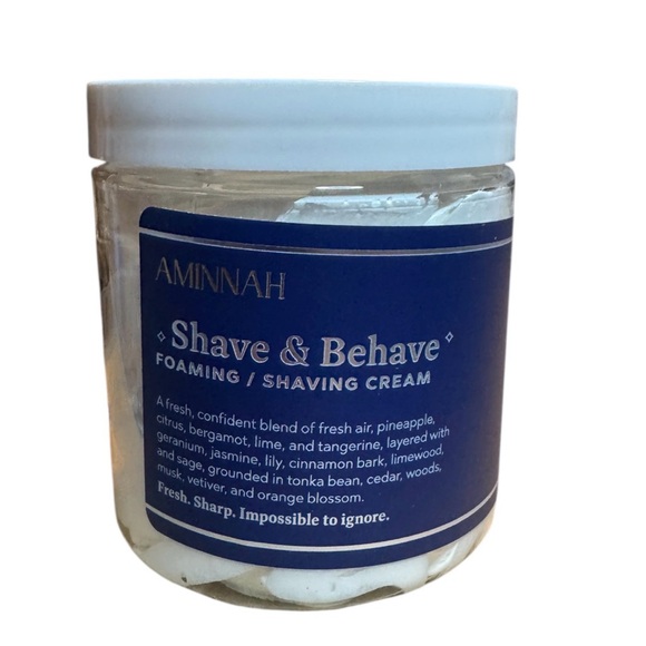 Aminnah Other - Aminnah Shave & Behave Foaming Shaving Cream
